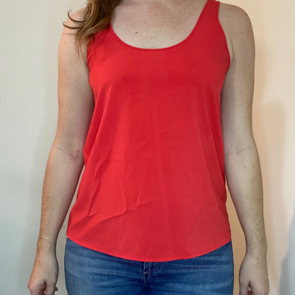 Red Frenchi Tank size small